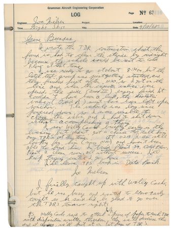 Lot #4167  Apollo 11 Grumman Lunar Module Logbook - Image 5