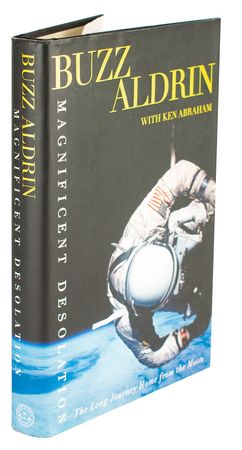 Lot #4180 Buzz Aldrin Signed Book - Image 3