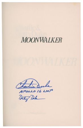 Lot #4310 Charlie Duke Signed Book - Image 2