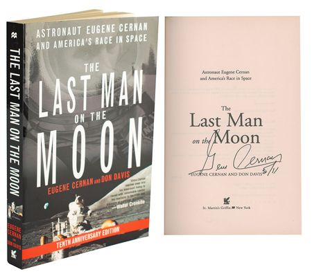Lot #4330 Gene Cernan Signed Book - Image 1