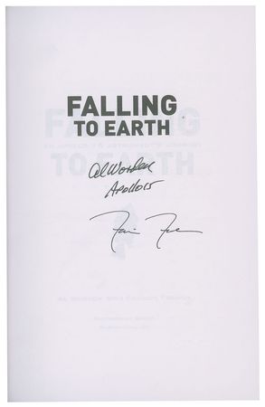 Lot #4298 Al Worden Signed Book and Insert - Image 2