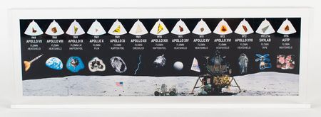 Lot #4111  Apollo Program Flown Artifact Display [Attested to as Flown by Florian Noller] - Image 1
