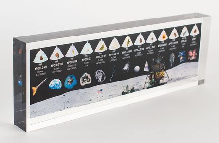 Lot #4111  Apollo Program Flown Artifact Display [Attested to as Flown by Florian Noller] - Image 2