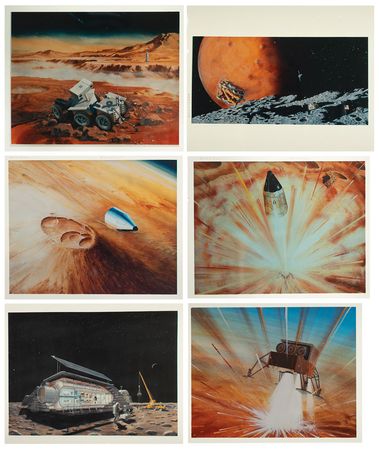 Lot #4532  NASA Group of (11) Space Travel Transparencies - Image 1