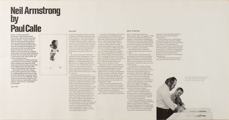 Lot #4172 Neil Armstrong Signed Lithograph - Image 2