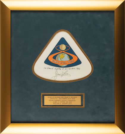 Lot #4132 Jim Lovell's Apollo 8 Flown Beta Patch - Image 2