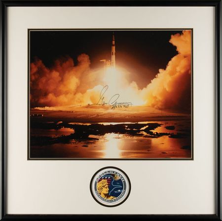 Lot #4334 Gene Cernan Signed Photograph - Image 2