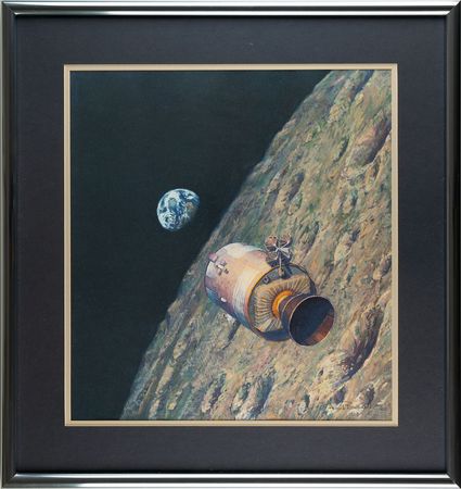 Lot #4228 Alan Bean Signed Lithograph - Image 2