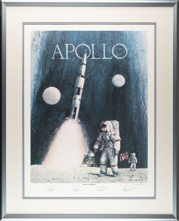 Lot #4352  Moonwalkers Signed Lithograph - Image 2