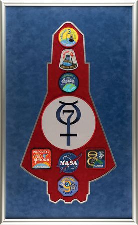 Lot #4030  Mercury Program Patch Display