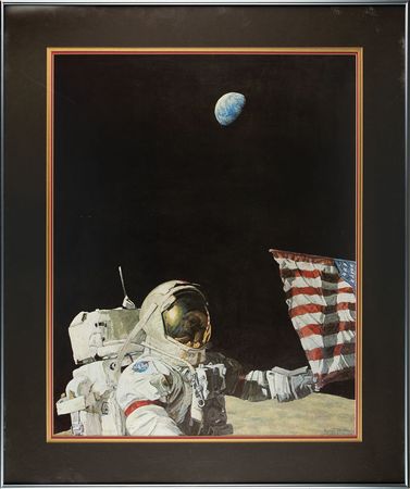 Lot #4232 Alan Bean Signed Print - Image 2