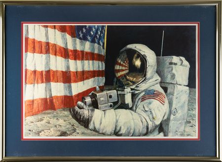 Lot #4233 Alan Bean Signed Print - Image 2