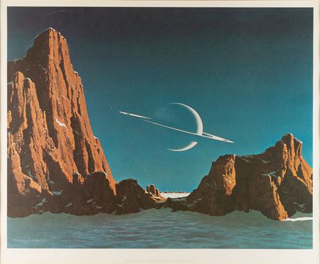 Lot #4521 Chesley Bonestell Signed Print - Image 1