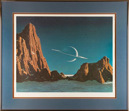Lot #4521 Chesley Bonestell Signed Print - Image 2