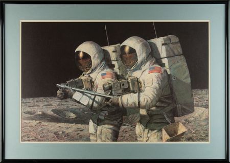 Lot #4234 Alan Bean Signed Print - Image 2