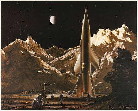 Lot #4524 Chesley Bonestell Print - Image 1