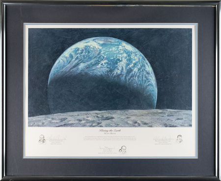 Lot #4221  Apollo 12 Signed Print - Image 2