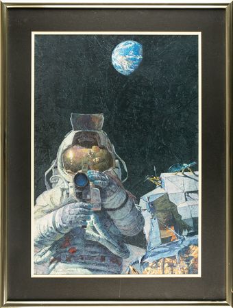 Lot #4230 Alan Bean Signed Print - Image 2