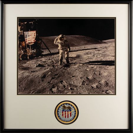 Lot #4313 Charlie Duke Signed Photograph - Image 2