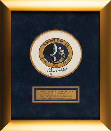 Lot #4255 Edgar Mitchell's Apollo 14 Flown Beta Patch - Image 2