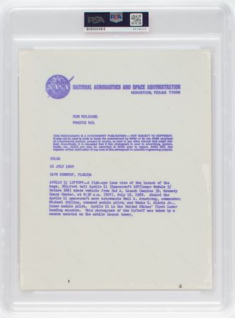 Lot #4194  Apollo 11 Original 'Type 1' Photograph - Image 2