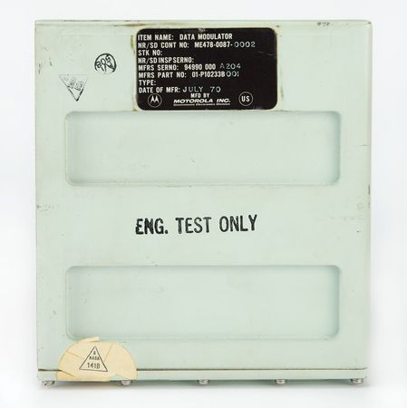 Lot #4101  Apollo Command Module (Block II) Data Modulator - Image 2