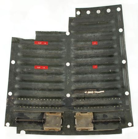 Lot #4003  Mercury-Atlas 7 Aurora 7 Flown Shingle Painted by Cece Bibby - Image 7