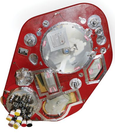 Lot #4419  Space Shuttle Orbiter to External Tank Umbilical Plate Set - Image 2