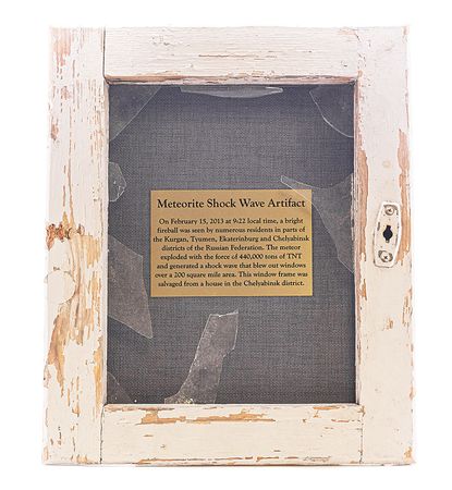 Lot #4577  Chelyabinsk Meteor Shockwave Window - Image 1