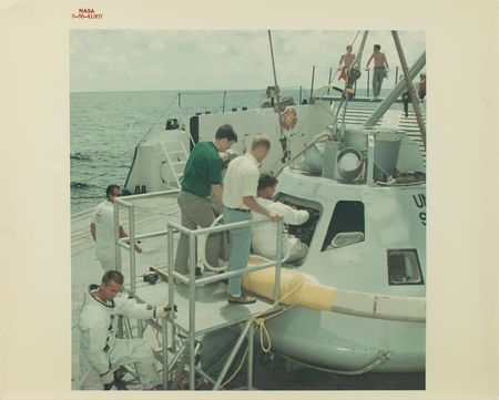 Lot #4116  Apollo Egress Training Group of (5) Original Photos - Image 2