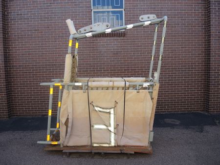 Lot #4421  Space Shuttle-Era Egress Escape Slide Wire Basket - Image 1