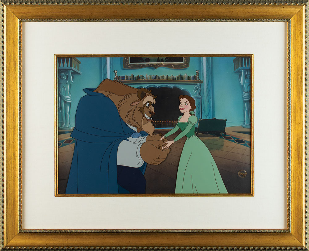Beauty and the Beast limited edition hand-painted cel | RR Auction