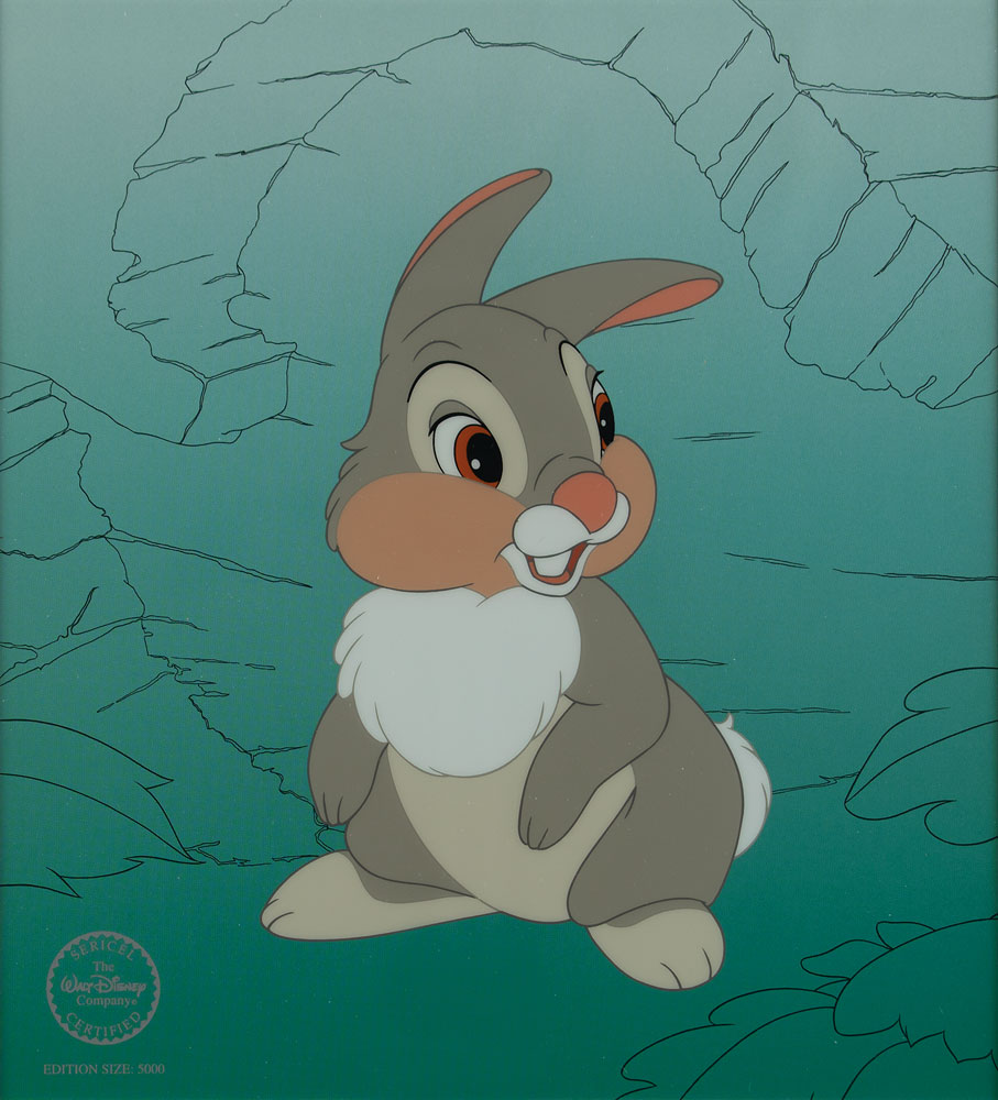 Bambi: Thumper limited edition sericel | RR Auction