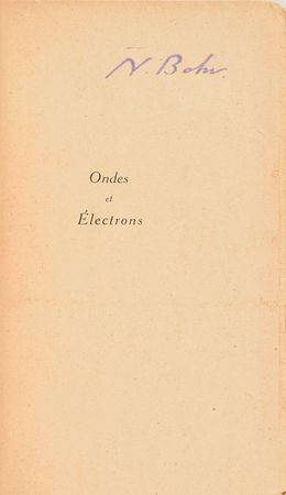 Lot #224 Pierre Bricout Signed Book from Niels Bohr's Library Book - Image 3