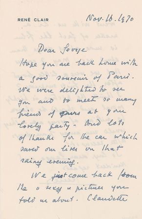 Lot #983 Rene Clair - Image 1