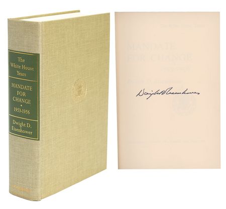 Lot #54 Dwight D. Eisenhower Book - Image 1