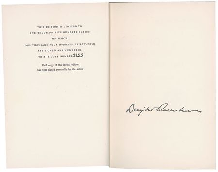 Lot #53 Dwight D. Eisenhower Book - Image 2