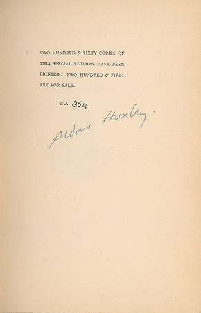 Lot #668 Aldous Huxley 3D Lenticular Artwork - Image 2