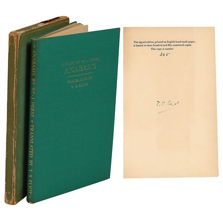 Lot #839 T. S. Eliot Book - Image 1