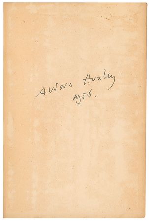 Lot #846 Aldous Huxley Book - Image 2