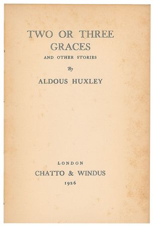 Lot #846 Aldous Huxley Book - Image 3