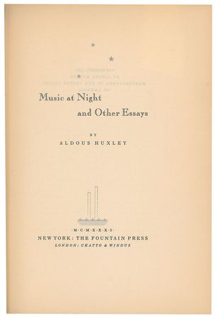 Lot #672 Aldous Huxley - Image 3