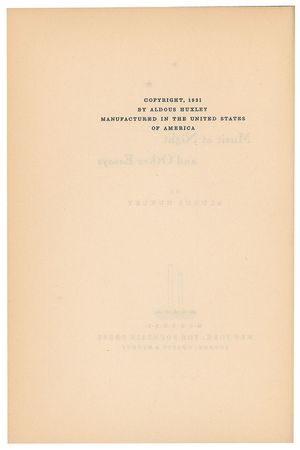Lot #672 Aldous Huxley - Image 5