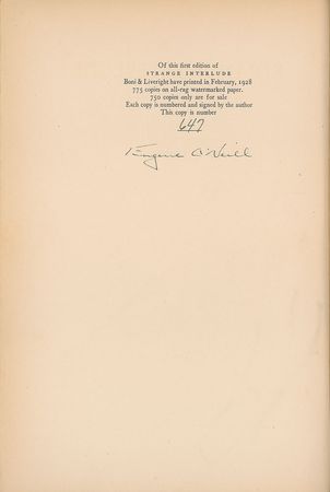 Lot #858 Eugene O'Neill Book - Image 2