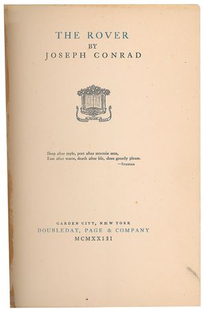 Lot #838 Joseph Conrad Book - Image 3