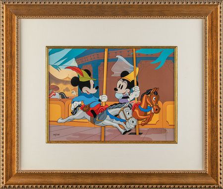 Lot #720 Mickey and Minnie Mouse limited edition cel from Brave Little Tailor Limited Edition Cel - Image 2
