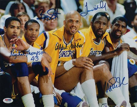 Lot #1097 LA Lakers Signed Photograph - Image 1