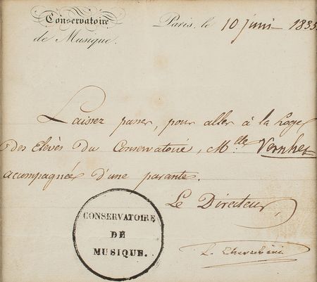 Lot #897 Luigi Cherubini Signed Letter - Image 2