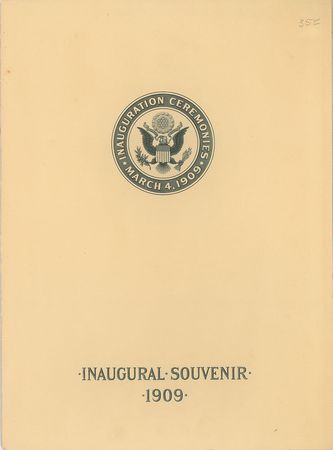 Lot #168 William H. Taft Program - Image 2