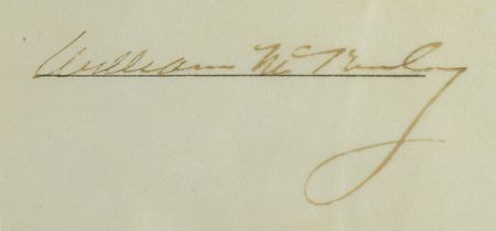 Lot #138 William McKinley Signed Document - Image 2